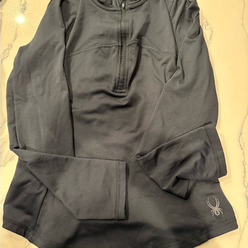 Spyder Active Black Pullover with Logo